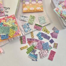 Korean Style High Transparency Label Sticker, Star Decor Suit For Scrapbooking, Card Making, DIY Star Background,School Supplies,Back To School