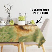 Customized Personalized Table Cloth, Photo Print Table Cloth, Birthday Gift, Home Decor Personalized Gift, Charity Exhibition Tablecloth, DIY Table ClothFather's Day, Mother's Day, Halloween, Christmas, Christmas Eve, Valentine's Day, White Day, Birthday