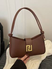 The New Light Luxury Solid Color High-End Versatile Women's Shoulder Bag