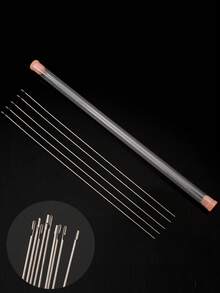 beadia 3/5/7 Stücke Set Perlnadeln mit seitlichen Öffnungen zum leichten Einfädeln, geeignet für Handarbeit und DIY Perlenherstellung - mit Aufbewahrungsröhrchen - Perlennadel - Übersicht 13