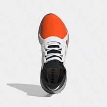 Giày chạy bộ cổ cao thoáng khí, đệm khí Adidas dành cho nữ, chống mài mòn, Xuân/Thu - Đen/trắng/cam - Xem 3