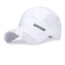 Gorra de béisbol transpirable con protección solar para exteriores, golf, pesca, de secado rápido y ajustable para deportes como correr