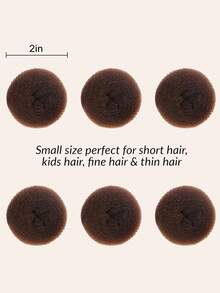 6pcs/Set 2-Inch Ballet Bun Maker For Girls - Multicolor - View 4