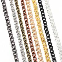 2m/Pack Reinforced Chain, Twisted Chain, Bag Accessories Chain, DIY Jewelry Materials, Suitable For Bracelet, Necklace, Earrings, Tassel - PJ0183 - View 1
