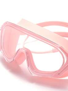 3 件/套全新高清大框成人游泳镜，防雾，UV400 防护，柔软硅胶护眼，不紧绷，适合户外游泳、海滩度假、健身房训练 - 粉色 - 查看 3