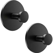 Adhesive Hooks Heavy Duty Wall Hooks Waterproof Stainless Steel Hooks For Hanging Coat, Hat,Towel Robe Hook Rack Wall Mount- Bathroom And Bedroom - Multicolor - View 7