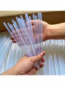 5pcs/10pcs/20pcs/100pcs Clear Hot Melt Glue Sticks, High Adhesion DIY Glue Sticks 7/200mm