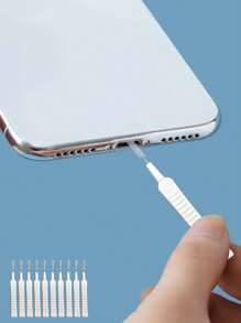 Multi-Pack (10pcs/20pcs/50pcs) Multi-Use Cleaning Tool For Shower Head, Kitchen Faucet, And Other Small Openings Like Phone Charging Ports Back To School