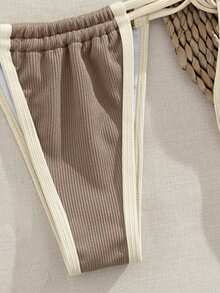 女士最新款欧美两件套比基尼套装