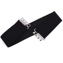 3pcs Casual Elastic Waist Belts, Stretchable Waistband For Plus Size, All Seasons