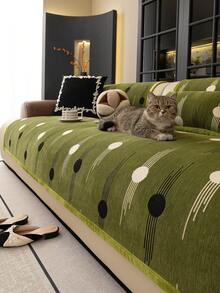 1PC Chenille Jacquard Sofa Cushion Four Seasons Universal Non-Slip Pet Anti-Dirt Sofa Cover Room Decoration Living Room Modern Simple Style Sofa Protection Cushion Home Decor Chair Office Chair Chair Cushion Seat Cushion Back To School School Supplies Chair Pillow Cushions Gaming Chair - Multicolor - View 4