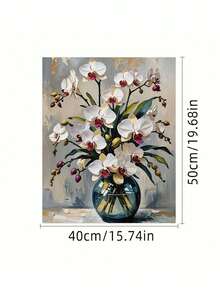 1 Set 40*50CM Pintura floral para el Día de la Madre Pintura digital al óleo DIY, decoración sin marco para sala de estar y dormitorio, regalo para cumpleaños y festividades