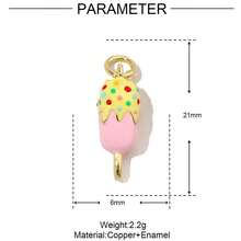 1pc Vintage Copper Colorful Drip Paint Coral Design Pendant Charm, Versatile For DIY Bracelet, Necklace, Earrings, Keychain, Accessories - Multicolor - View 24