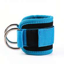 1 Set Taekwondo Ankle Strap, Leg Strength Training Resistance Bands, Sports Combination Protective Gear, Including Elastic Rope, Foot Ring, Foot Buckle - Pink - View 9