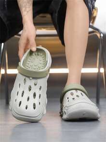 Garden Clogs Outdoor/Indoor Men Slippers, - Avocado - View 3