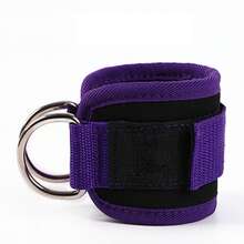 1 Set Taekwondo Ankle Strap, Leg Strength Training Resistance Bands, Sports Combination Protective Gear, Including Elastic Rope, Foot Ring, Foot Buckle - Pink - View 12