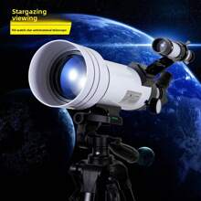 NYAYEO Professionelles astronomisches Teleskop, 150x Vergrößerung 400mm Brennweite, geeignet zum Beobachten des tiefen Weltraums, des Mondes und himmlischer Körper, inklusive Smartphone-Halterung und Sonnenfilter, hervorragendes Geschenk für Feiertage und Sternbeobachtung Outdoor