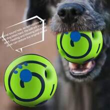 1 pieza Pelota interactiva para mascotas que hace ruido, juguete de persecución para mascotas, pelota de entrenamiento de IQ para perros, juguete de masticación para perros, suministros de entrenamiento de contacto, adecuado para perros de tamaño grande y mediano