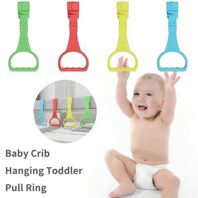 1pc Baby Crib Pull Up Ring, Baby Walking Exercises Assistant Rings, Baby Bed Stand Up Rings Baby Cot Hanging Rings For Infant Baby Toddler, Playpen Pull Up Rings For Babies 0-3 Years