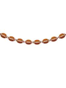 1 pieza Bandera de halado de 5M/16.4FT con tema de fútbol, decoración para fiesta de fútbol, guirnalda de banderas de fútbol, accesorios de papel de fútbol y uniforme de árbitro, multiusos para interiores, jardín, tailgating, decoración para eventos deportivos universales