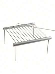 便携式烧烤架，不锈钢烧烤架，折叠迷你烧烤架，户外露营野餐烧烤配件 - 彩色 - 查看 11