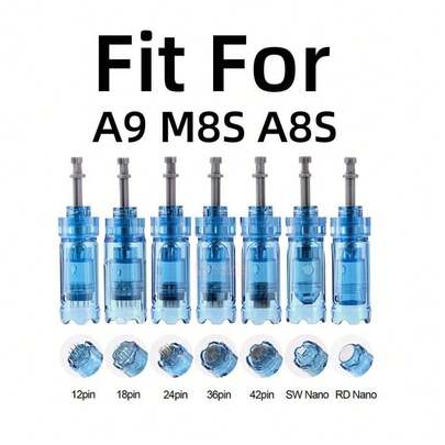 10 ST/PACK Ultima A9 M8S A8S-patroner Mikronålsspets 12 STIFTAR / 24 STIFTAR / 36 STIFTAR / 42 STIFTAR / Runda Nano MTS Mikronålspatroner Nano-nål