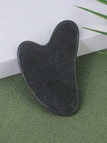 1pc Jade Gua Sha Massage Tool - Traditional Anti-Aging Gua Sha Tool - Natural Stone Gua Sha - Achieve Smooth, Supple Skin - Multicolor - View 11