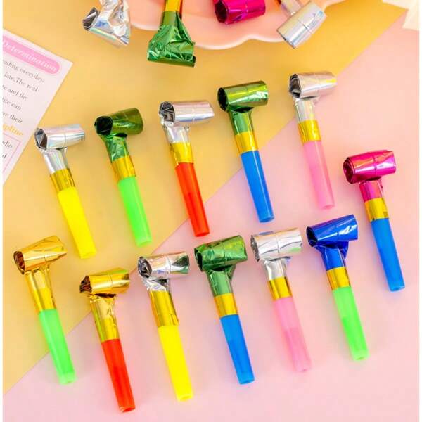 15/30 Pcs Creative Party Whistles, Party Whistles, Party Atmosphere Supplies - Cheerleader Whistles For Birthday Parties, Holiday Parties, Wedding Decorations, Active Atmosphere Essential