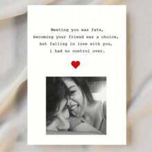 [Personalisiert] Personalisierte individuelle Foto-Grußkarten mit Umschlag, personalisiert für Liebe, Geburtstag, Vermissen und Jahrestag - Ideales Geschenk für Partner oder Freund, Neujahrskarte, mit Paar-Fotos, Liebesbrief, Valentinstag, Multifunktional, Briefmarken, minimalistisch dekorativ, modern einzigartig, personalisiertes Hochzeitsgeschenk, vielseitig, langanhaltend, dekorativ, wiederverwendbar, exquisit, stilvolles, hochwertiges, buntes, modernes, individuelles, personalisiertes, einzigartiges, ideales Geschenk für ihn, ideales Geschenk für sie, Freund, Vater, Freundin, Mutter, Familie, Freunde, Teeraum, Zuhause, Garten, Büro, für Jahrestage, für Valentinstag, für Muttertag, für Geburtstage, für Vatertag, für Abschluss, für Hochzeiten, für Einweihung