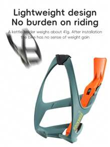 ROCKBROS Soporte para botella de agua aerodinámico de bicicleta con diseño ligero y detalles de lujo en dorado, 2 en 1 con herramienta para desmontar neumáticos de bicicleta