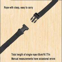 1 Set de aros de entrenamiento de fútbol ajustables para mejorar la precisión de tiro, accesorios de entrenamiento de fútbol - Multicolor - Ver 4