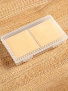 1pc PP Material Transparent Butter, Cheese, Refrigerator Food Storage Container, Suitable For Kitchen, Fridge, Dry Storage - White - View 1