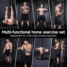 INNSTAR Adjustable Bench Pr DevicePush Up Resistance Bands For Home Gym Exercise Fitn Workout Travel Training - Women|105LBwithBar1 - View 6