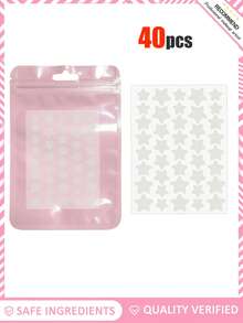 480pcs Pink, Black, White, Blue, Purple, Green Star Pattern E-Star Face Stickers, Essential For Photo Taking And Face Painting, Suitable For Various Parties, Gatherings And Entertainment Activities. 240/40pcs Set, Cosmetics, Affordable Price, Can Be Used For Room Decoration, Vanity, Travel, Bedroom, Makeup Accessories, Christmas Gifts, Cosmetics, Makeup Tools, Cheap Goods, Gifts, Women Gifts, Christmas Gifts. - Black - View 14