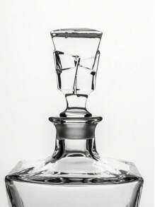 5 pièces Set de carafe à whisky de 750 ml/300 ml de design créatif en forme d'iceberg. Ensemble de verrerie de luxe et élégante pour le whisky, idéal pour le brandy, le rhum, la tequila, la vodka. Utilisation à la maison, dans les bars et fêtes. Cadeau parfait pour le père, le mari ou le petit ami.