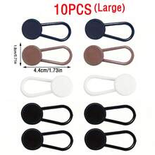 2 件/6 件柔性塑料延长纽扣，腰带延长器，适用于男士和女士裤子、短裤、裙子、牛仔裤