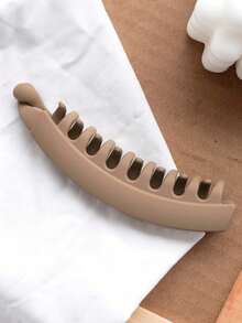 Large Banana Clips, Practical Shower Gadgets, Simple Vertical Hair Clips, Bathroom Hair Clips, Airy Hair Clips, Ponytail Clips, Back Of The Head Grab Clips, Fashion Grab Clips Hair Accessories Headdresses, Suitable For Fall Decor, Work And Showers Back To School - Multicolor - View 5