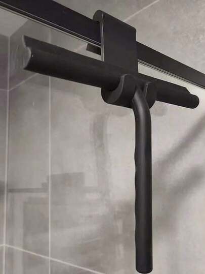 1 Piece Glass Cleaning Scraper, Shower Rack With Silicone Hook, Used For Home Bathrooms, Household Items, Kitchens, Bathrooms And Houses, Glass Shower Doors, Bathroom Mirror Tiles, Car Glass Cleaning Tool,Birthday Decarations,New Year Gifts,Valentine's Day Gifts