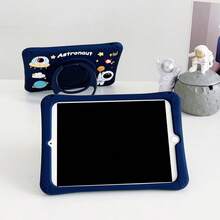 1pc Astronaut 360 Rotating Bracket Tablet Case Compatible With Ipad 7/8/9, IPad Air 5/4/3 9th Gen 10.2", IPad Pro 11", Soft Silicone Full Body Protection