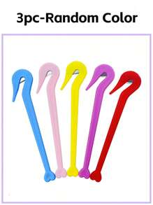 1 szt. Różowy przyrząd do usuwania gumek do włosów, prosty i wygodny, nie niszczy włosów, jednorazowe narzędzie do usuwania gumek, różowe akcesoria