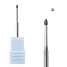 1件专业美甲钻头，钨钢指甲锉，适用于电动打磨机，带指甲抛光头的修甲工具