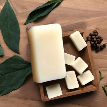1 Kg de cera de soya de alto punto de fusión para velas en moldes