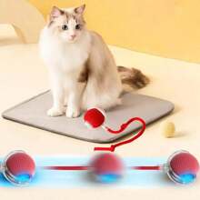 Giocattolo interattivo a sfera rotante per gatti, ricaricabile tramite USB, adatto per tutti i tipi e dimensioni di gatti