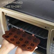 1 buc Forme de bomboane de ciocolată din silicon, Forme antiadere pentru jeleu, Forme pentru creion, Forme disponibile: floare, inimă, lalea, trandafir, animale drăguțe - leu, dinozaur, hipopotami, fluture