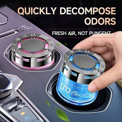 High-End Car Fragrance Solid Cologne, Jasmine Scent, Long-Lasting Subtle Aroma For Car Interior