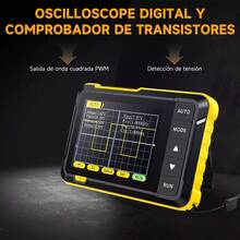 Osciloscopio Digital Dso152 Osciloscopio Digital Portátil De Tensión 400 V 200k Con Sonda De Alta Tensión P6100 - Amarillo - Ver 10