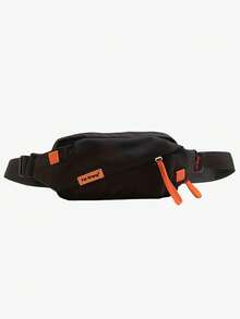 Sac de poitrine multifonctionnel, sac banane sport casual pour homme, sac à bandoulière grande capacité pour étudiant, sac de rangement pour accessoires de course, sac banane, vacances - Multicolore - Voir 14