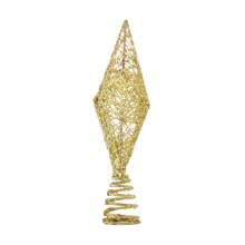 Lighted Christmas Tree Topper, Star Treetop With Lights Warm White Fairy Lights, Holiday Christmas Tree Decorations