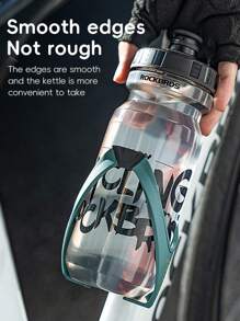 ROCKBROS Soporte para botella de agua aerodinámico de bicicleta con diseño ligero y detalles de lujo en dorado, 2 en 1 con herramienta para desmontar neumáticos de bicicleta