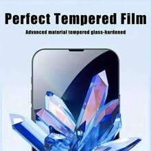 2pcs Crystal-Clear Transparent Screen Protector Compatible With Iphone Ultra-Thin Anti-Scratch & Anti-Fingerprint Glass Film With Silky Smooth Touch For Daily Protection, Commuting, Nail Art Matching & Selfie-Ready Aesthetic (Bubble-Free Installation & True Color Transparency) Gift For Birthday, Family, Friends Tempered Glass, Phone Screen Protector, Phone Accessories